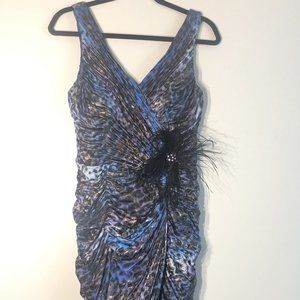 Sexy Flattering Colorful Cocktail Party Dress